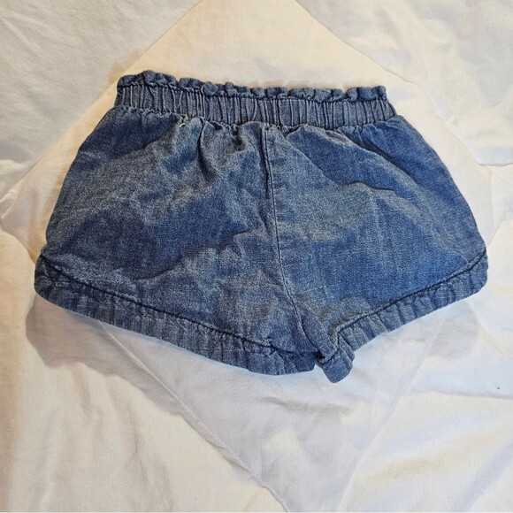 Girls’ Pants (18-24M) Bundle of 3 - Harem Style Pants, Denim Shorts, Black Short - Picture 9 of 12